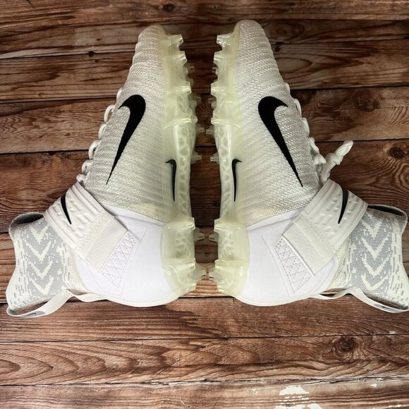 Nike Alpha Menace Elite 2 White Football Cleats Men\'s Size 11.5 WIDE BV3298-100 main image 5